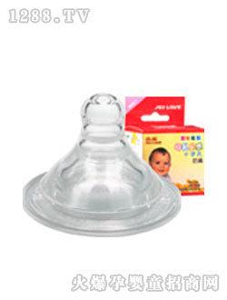 晶愛盒裝寬口徑母乳實(shí)感奶嘴