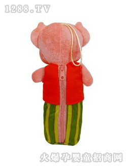 瑞奇比蒂麥兜豬筆袋桔衣