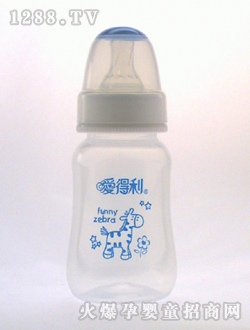 標(biāo)準(zhǔn)口徑PP奶瓶120mL藍驢