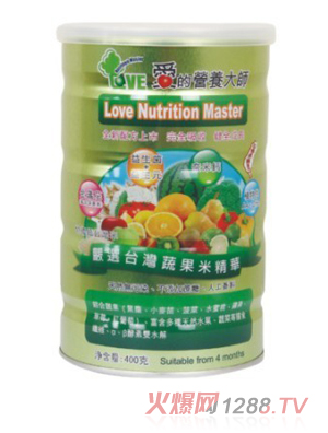 愛的營(yíng)養(yǎng)大師嚴(yán)選臺(tái)灣蔬果米精華