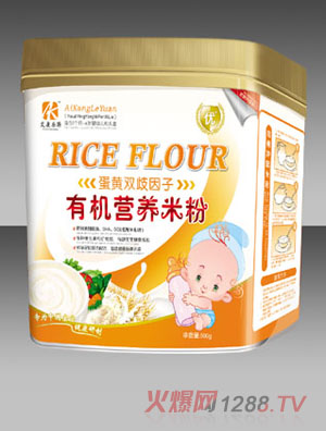 艾康樂源蛋黃雙歧因子米粉