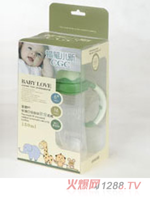 蠟筆小新PP標(biāo)準口徑自動安全150ml奶瓶