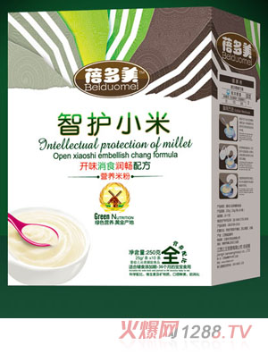 蓓多美開(kāi)胃消食潤(rùn)暢配方智護(hù)小米米粉盒裝
