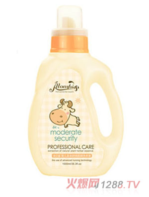 沐貝滋嬰兒草本舒潤(rùn)柔順洗衣液1000ml