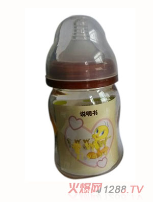 愛(ài)吖吖無(wú)柄多功能PPSU奶瓶