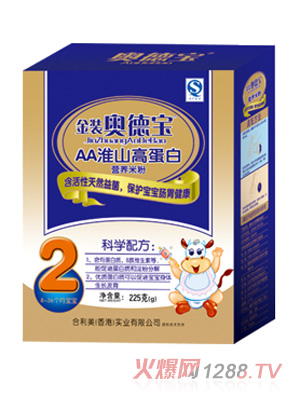 奧德寶AA淮山高蛋白營養(yǎng)米粉