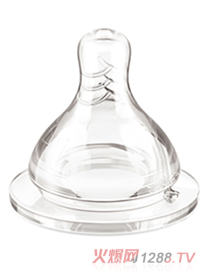 飛樂比月牙形導流槽寬口樂哺自然奶嘴