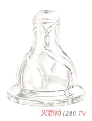 飛樂比曲奇螺旋導流槽標口哺感自然奶嘴