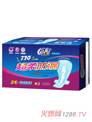 爽期超柔防漏舒爽網(wǎng)護(hù)翼衛(wèi)生巾