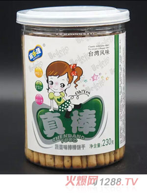 威樂(lè)佳蔬菜味棒棒餅干