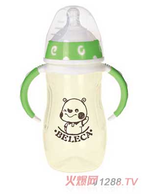 貝樂嘉PPSU小熊奶瓶240ML（綠色）
