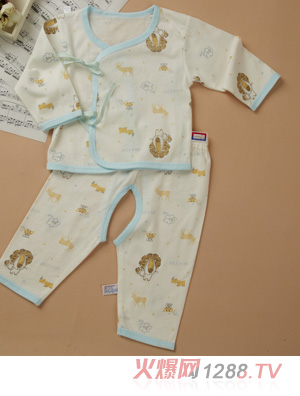 金色小魚精棉單面無骨縫制動(dòng)物樂園開襠合同套
