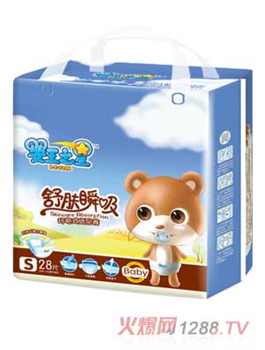 嬰王之星舒膚瞬吸紙尿褲S