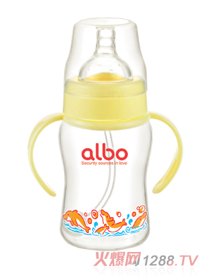 愛(ài)樂(lè)寶200mlPP自動(dòng)奶瓶黃