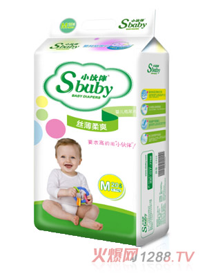小伙伴絲薄柔爽yinge紙尿片M