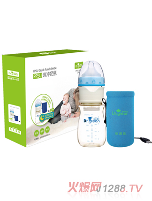 格林博士PPSU速?zèng)_奶瓶