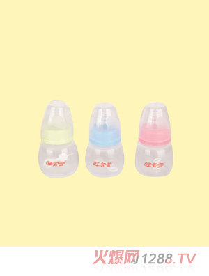 旺寶寶標(biāo)口徑弧形PP奶瓶三個(gè)