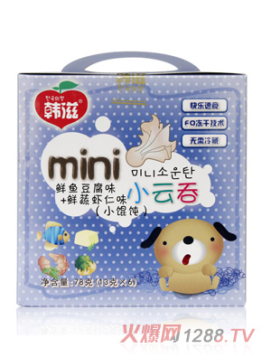 韓滋鮮魚(yú)豆腐+鮮蔬蝦仁味小云吞