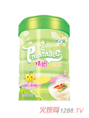 冠之藍(lán)胡蘿卜多維配方精細(xì)小米粉1段