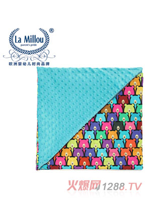 拉米洛巧柔豆豆毯小熊軟糖標(biāo)準(zhǔn)款藍綠調(diào)色盤