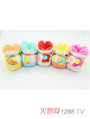 愛(ài)嬰童長(zhǎng)筒襪中幫軟底保暖寶寶學(xué)步鞋