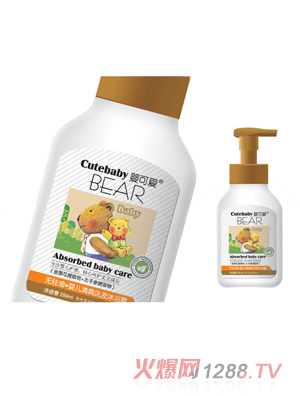 嬰可愛(ài)嬰兒清爽洗發(fā)沐浴露280ml
