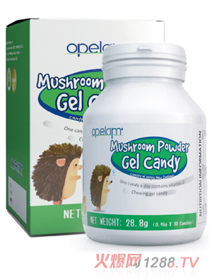 奧培樂(lè)蘑菇粉凝膠糖果