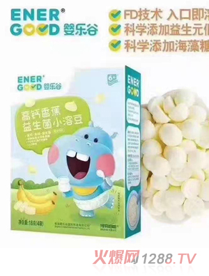 嬰樂谷高鈣香蕉益生菌小溶豆
