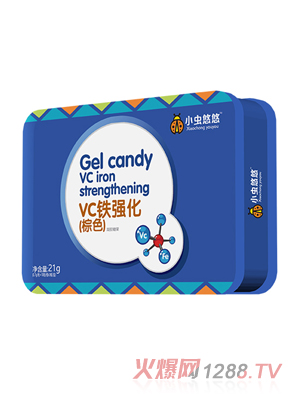 小蟲悠悠VC鐵強(qiáng)化（棕色）凝膠糖果