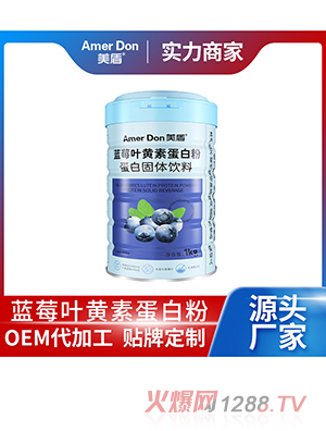 藍(lán)莓葉黃素蛋白粉蛋白固體飲料OEM/ODM代加工