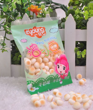 一揚牛奶味溶小豆18克綠色