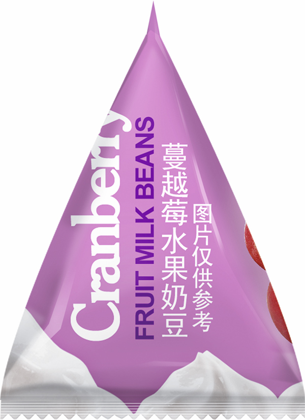 月半娃蔓越莓水果奶豆三角包