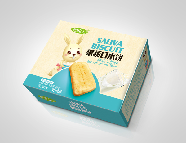 倍思貝特濃牛奶味果蔬口水餅32克