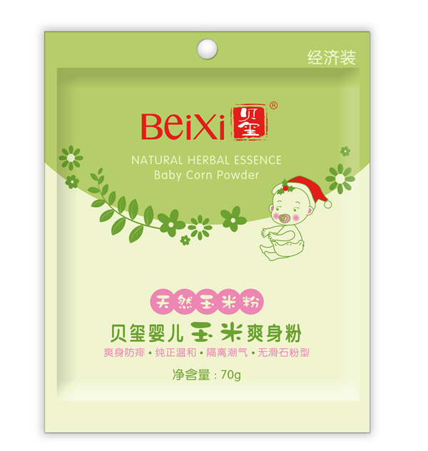 貝璽嬰兒玉米爽身粉經濟袋裝