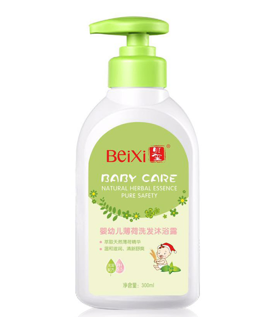 貝璽嬰幼兒薄荷洗發(fā)沐浴露