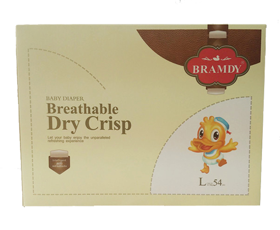 布萊迪透氣干爽嬰兒紙尿褲L碼54片