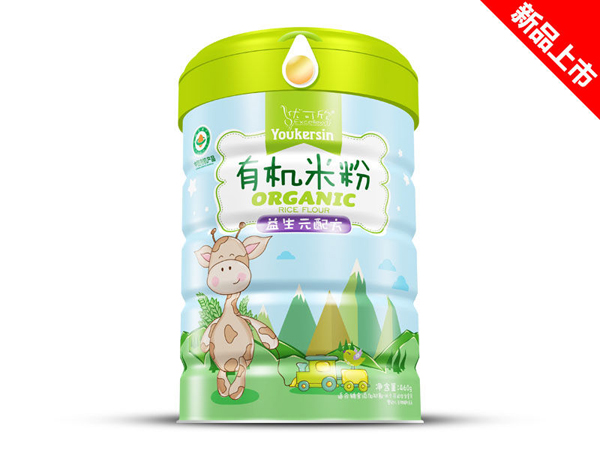 優(yōu)可欣鐵聽益生元有機米粉聽裝