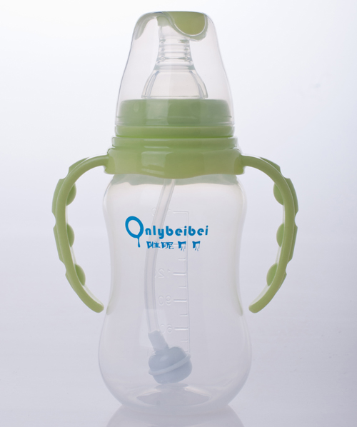 唯昵貝貝標口PP奶瓶180ml綠色