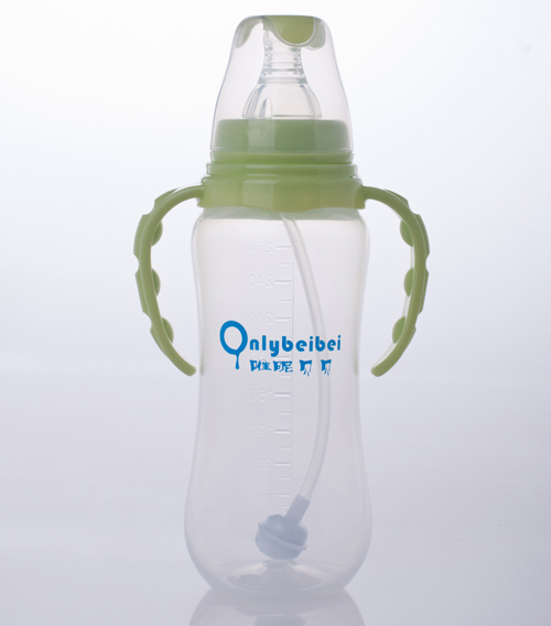 唯昵貝貝標口PP奶瓶300ml綠色