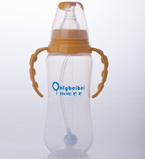 唯昵貝貝標口PP奶瓶300ml棕色