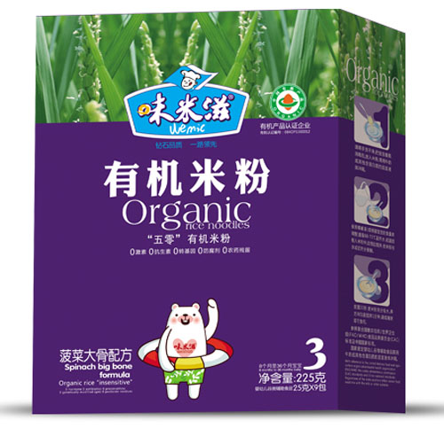 味米滋菠菜大骨有機(jī)米粉3段