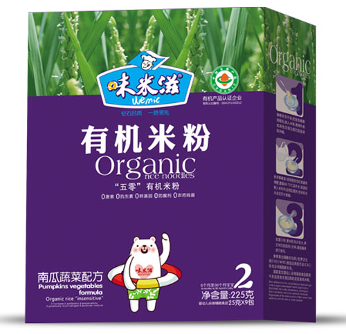 味米滋南瓜蔬菜有機(jī)米粉2段