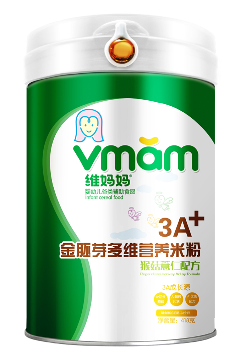 維媽媽猴頭菇薏仁3A金胚芽營(yíng)養(yǎng)米粉