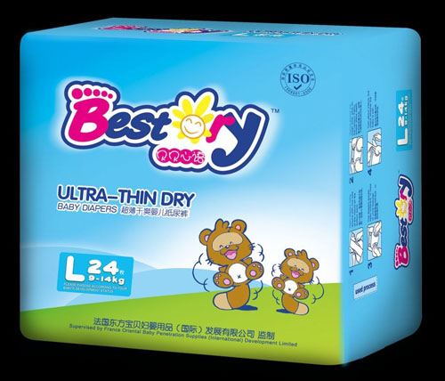 貝貝心語超薄干爽嬰兒紙尿褲L碼