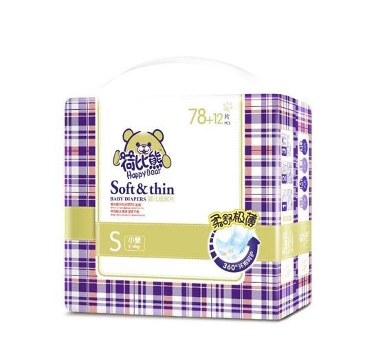 荷比熊嬰兒紙尿片S78+12片