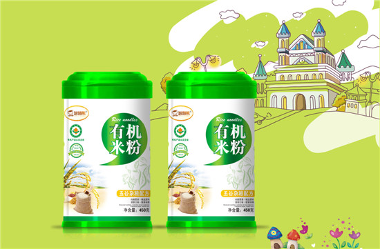 智慧熊五谷雜糧有機米粉