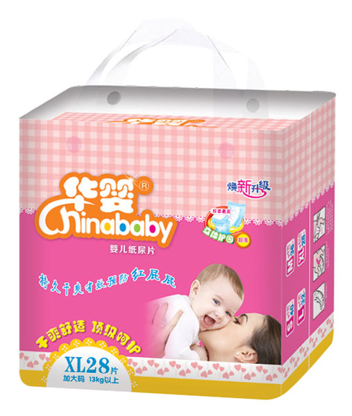 華嬰煥新升級嬰兒紙尿片XL28片
