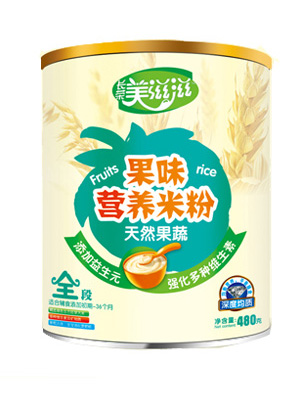 美滋滋天然果蔬果味營養(yǎng)米粉
