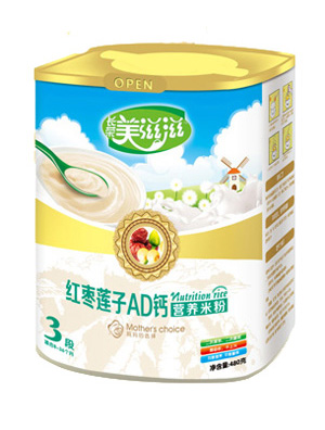 美滋滋紅棗蓮子AD鈣營養(yǎng)米粉