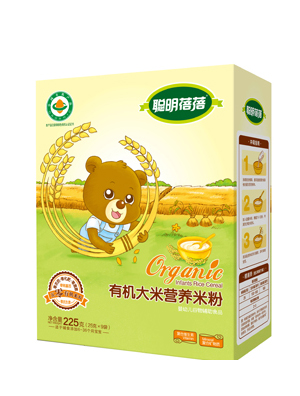 聰明蓓蓓有機(jī)大米營養(yǎng)米粉盒